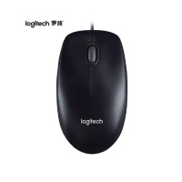 罗技(Logitech) M90 有线鼠标 (单个装)-(个)即插即用