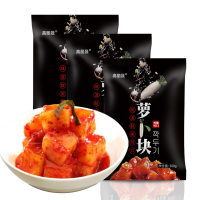 高丽晟韩式萝卜块泡菜酱腌菜酱菜下饭菜300g*3袋