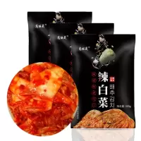 苏宁自营酥田SUTIAN高丽晟韩式辣白菜泡菜酱菜酱腌菜下饭菜300g*3袋