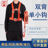 安惠(ANHUI) 安惠架子工安全带双背防护安全带高空作业安全带悬挂双背安全带 双背01 3m