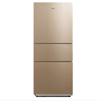 美的冰箱 213L三门冰箱BCD-213TM(E)阳光米