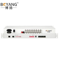 博扬(BOYANG)BY-8E1-4EV PDH光端机8E1 8路2M+4路以太网带物理隔离 120km 机架式双电源