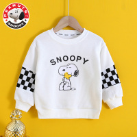 史努比(SNOOPY)儿童卫衣春秋款 男童打底衫秋装休闲童装2022长袖AG024