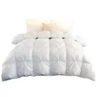 美眠康白鹅毛冬被加厚蓬松保暖冬季酒店品质100支棉面料 亚特岚蒂白鹅毛被 XL(229*230cm),重约7斤