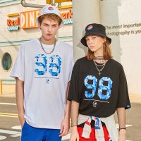 Pepsi/百事 男女同款休闲时尚潮流宽松短款T恤 BST-2106