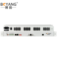 博扬(BOYANG)BY-30E1-1E PCM电话语音复用设备光端机 E1转30路电话+1路以太网 机架式 1对价