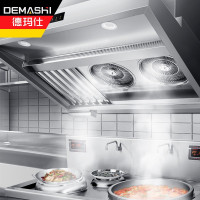 德玛仕 DEMASHI商用油烟净化器一体机 校企食堂 2200*1200*950mm大吸力低空排放YT-J2200