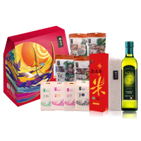粮佰年橄榄油杂粮山珍菌菇组合臻品套装