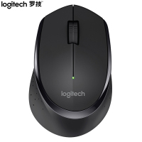 罗技(Logitech)M275(M280) 鼠标 无线鼠标 办公鼠标 右手鼠标 黑色 带无线2.4G接收器 鼠标