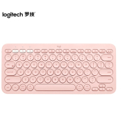 罗技(Logitech)K380 键盘 无线蓝牙键盘 办公键盘 超薄便携键盘 笔记本键盘 茱萸粉 键盘