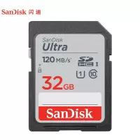 闪迪(SanDisk)32GB SD 存储卡120mb/s