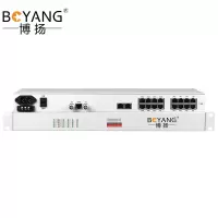 博扬(BOYANG)BY-8E1-8H PCM电话语音复用设备光端机 E1转8路电话+8路磁石 机架式 1对价