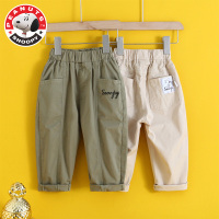 史努比(SNOOPY)男童裤子儿童春季工装裤长裤宝宝休闲裤小孩洋气童装潮AG002