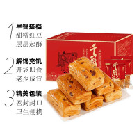 机乐堂(JOYROOM) 比比赞红豆千层1000g手撕面包整箱