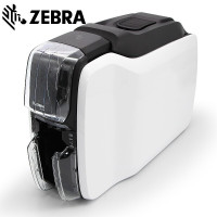 斑马(ZEBRA)ZC100证卡打印机 制卡机/健康证/门禁卡/卡片打印机 单面