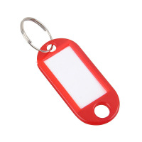 安赛瑞(SAFEWARE)塑料钥匙牌(100个装)红色 YX