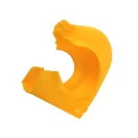 安赛瑞(SAFEWARE)半封闭脚手架扣件防护套 PVC 黄色 内孔Φ50mm 100个装 YX