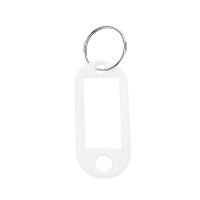 安赛瑞(SAFEWARE)塑料钥匙牌(100个装)白色 YX