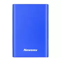 纽曼(Newsmy) 2TB 移动硬盘 明月时尚版系列 USB3.1 2.5英寸 宝石蓝