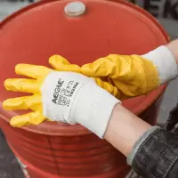 羿科 60604102 黄色丁腈半浸(罗口袖) YN250K 12副/包