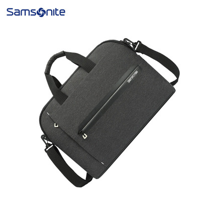 新秀丽电脑包手提公文包商务男士背包 苹果华为14英寸笔记本电脑包
