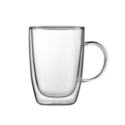 北鼎(buydeem)双层玻璃杯 隔热防烫耐热办公室家用咖啡牛奶茶杯子