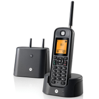 摩托罗拉O201C远距离数字无绳电话机 无线座机 子母机单机/台(BY)