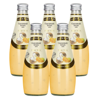 乐可芬(LOCKFUN)泰国原装进口椰果椰汁饮料多口味果汁椰子水饮品 [芒果味]290ml*5瓶