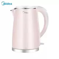 美的(Midea)电水壶 304不锈钢电热水壶 1.7L容量 双层防烫烧水壶MK-HJ1705