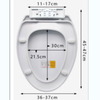 加厚V型马桶盖板 座便盖家用坐便器盖子