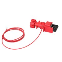 安赛瑞(SAFEWARE)万用闸阀锁具 配1条锁定绑绳 尼龙材质 红色 YX