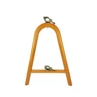 安赛瑞(SAFEWARE)路障围栏 铁管 橙色 高约75cm 钢20 弯管40mm 1个装 YX