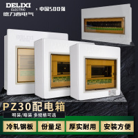 德力西电气(DELIXI ELECTRIC)配电箱家用回路 强电箱盒空气开关箱室内PZ30明装暗装 明装15回路