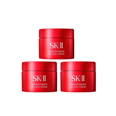 [国内专柜正品,蝴蝶结礼盒]SK-II/SK2/SKII美之匙大红瓶面霜中小样15g*3