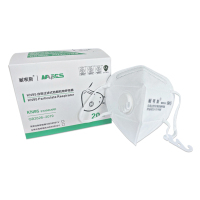 耐呗斯 折叠耳带有阀防尘口罩 NBS9501V 20只/盒