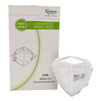 耐呗斯 舒适款折叠头带白色无阀防尘口罩 NBS95402 50只/盒