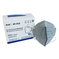 耐呗斯 折叠头带无阀活性炭口罩 NBS9502C 30只/盒