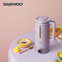 大宇(DAEWOO) 破壁机迷你豆浆机全自动多功能加热料理机2人0.6L 暮光紫(无养生壶)DYSM02