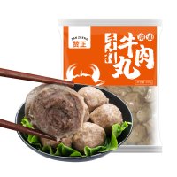牛肉丸潮汕风味 千百次敲击 筋道Q弹 含肉率高 火锅丸子煮面炒菜都很方便250g*4
