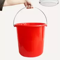 恒豐 塑料桶 45型 20L 单环广口带盖 圆形加厚 红色(个)