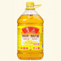 鲁花5S压榨一级花生油5L年货大礼包 腊味什锦糕点香米牛奶巧克力酥心糖美福芝麻糊礼盒