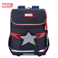 迪士尼(Disney)小学生书包 儿童双肩韩版休闲包 舒适背幅防泼水一体式背包 美国队长系列 蓝色BA5716A