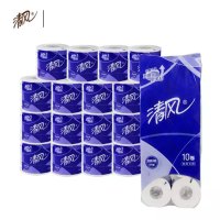 清风3层平纹275段卷筒卫生纸130克 B22AA5 10卷/提 10提/箱
