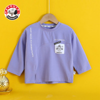 史努比(SNOOPY)儿童T恤女童春装宝宝长袖t男童童装2022新款儿童萌趣上衣AG003