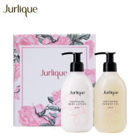 茱莉蔻(Jurlique)玫瑰身体护理星选礼盒(沐浴露300ml+身体乳300ml)滋润 新年礼盒