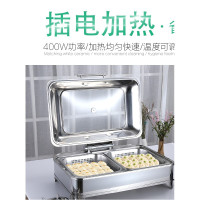 潮尚高脚款自助餐炉长方形9L