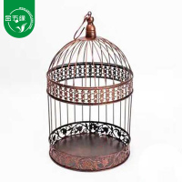 金五缘酒店用品餐具古铜色鸟笼(不带盘)