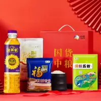 中粮福临门米面油礼盒D1