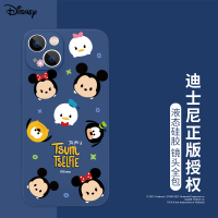 优加迪士尼正版适用于苹果13手机壳新款防摔13Pro液态硅胶软壳女全包镜头米奇潮牌iphone13promax保护套