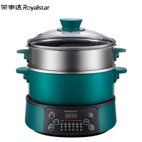 荣事达(Royalstar)RHG-M30W(Z)多功能电火锅家用 分体式电炒锅 大容量蒸锅 带蒸笼 单台 装